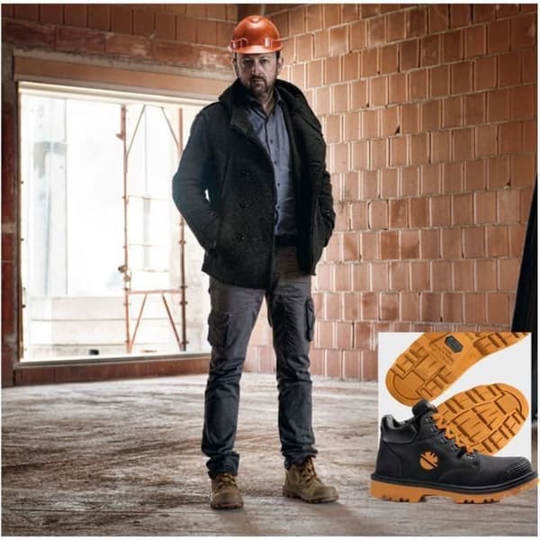 DIKE HERR DIGGER SVART skyddsskor SVART 44