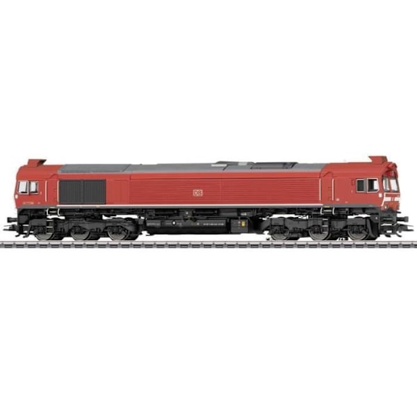 Dieselelektromotiv - MÄRKLIN - Klass 77 H0 i DB AG - Röd - Interiör