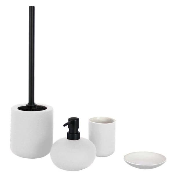 Tandborstglas "Mambo" 9cm Vit Vit