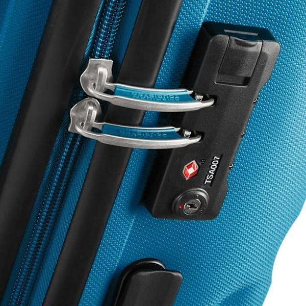 Hardside resväska - American Tourister - Bon Air 66 cm - Blå - TSA lås - 4 360° hjul Blå