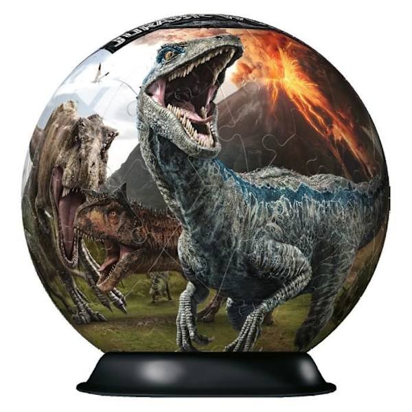 JURASSIC WORLD Pussel 3D Ball 72 bitar - Ravensburger - 3D barnpussel utan lim - Från 6 år Flerfärgad
