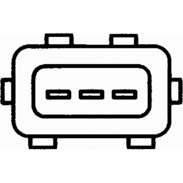 Hella 6PU 009 168-301 Sensor, Kamaxelns Position - 3-polig - Utan packning