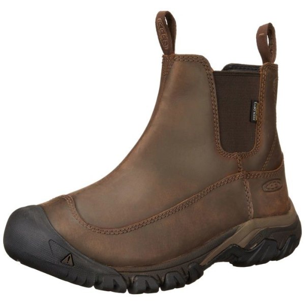 Keen Boot - 1017790-Dark Earth/Mulch-12 M US - Anchorage Boot III WP-m, vandringskänga för män kastanj 46