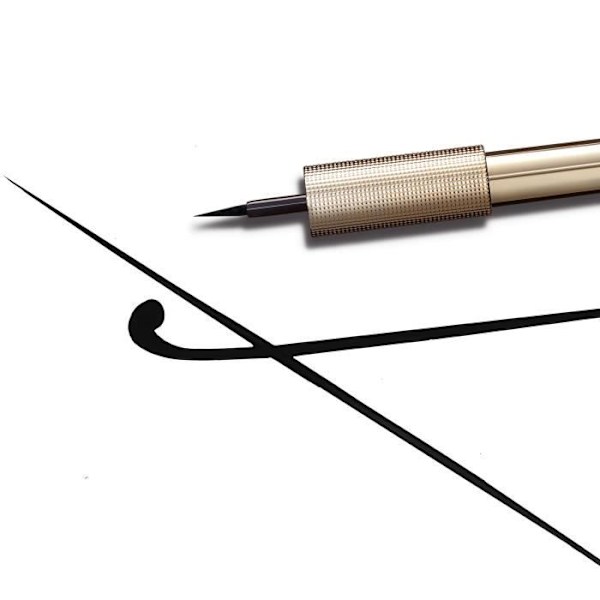 L'Oréal Paris - Matt Long-Wear Eyeliner Brush - Matt Signatur - Färg: Intense Black - 3 ml Svart