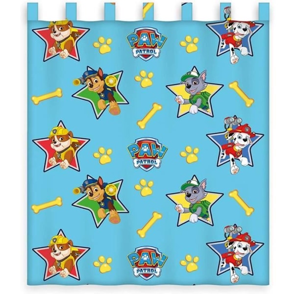 'Rideau - Herding - La Pat' Patrouille - Transparent - 140 x 160 cm - Polyester Oeko-Tex' BlåTransparent