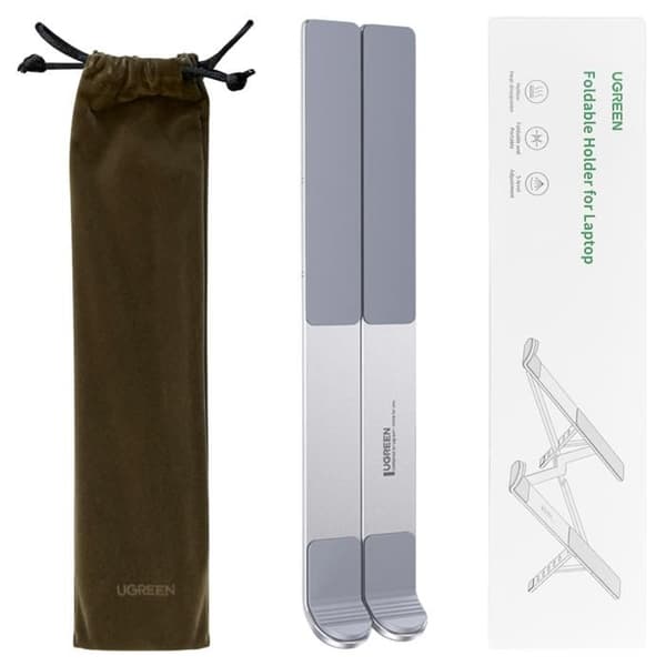 Stöd för Bärbar Dator - UGREEN - LP451 - Fällbar - Aluminium - 8-17 tum