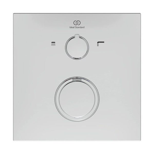 Idealisk standard - A7522AA - Ceratherm C100 Individuell inbyggd termostatblandare med avledare för badkar/dusch