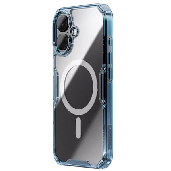 Skyddsfodral - Nillkin - iPhone 16 Plus - TPU - Semi-styv - Blå Blå