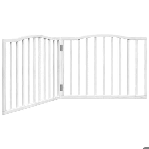 vidaXL Fällbar hundgrind 2 paneler 160 cm poppelträ 352216