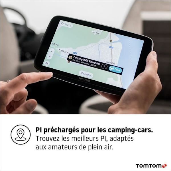 Husbil och husvagn GPS TOM TOM GO Camper Max - 7" HD-skärm - Världskartläggning