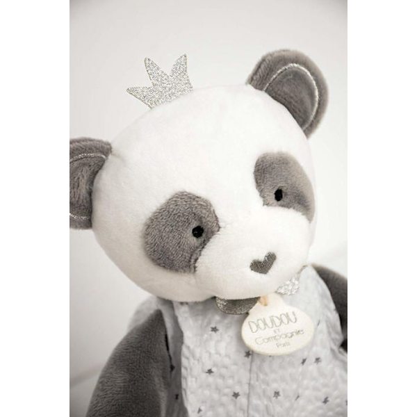 DOUDOU ET COMPAGNIE Drömfångare - Pandadocka 26cm Grå