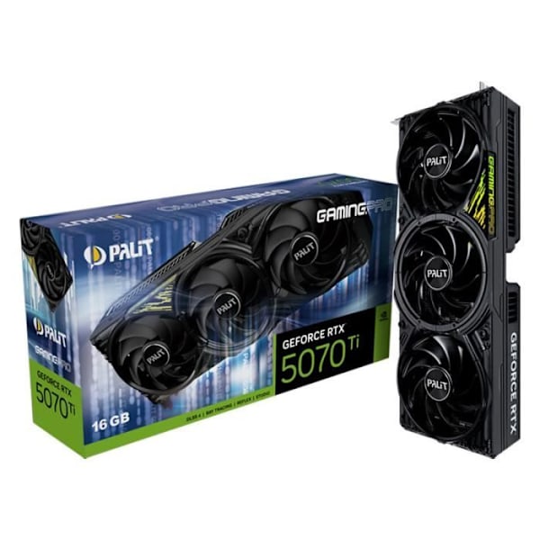 Grafikkort - Palit - GeForce RTX 5070 Ti - 16 GB - NVIDIA RTX - 256 bitar