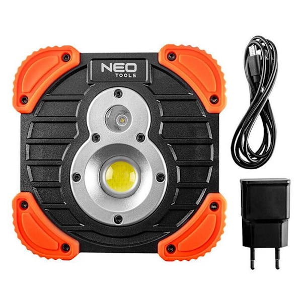 Batteridriven projektor NEO TOOLS 99-040 750 + 250 LM COB uppladdningsbar