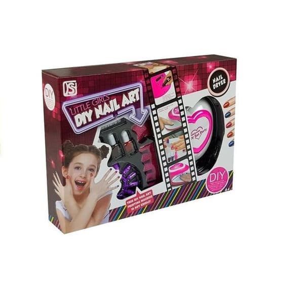 Barns nagellacksset + lampa