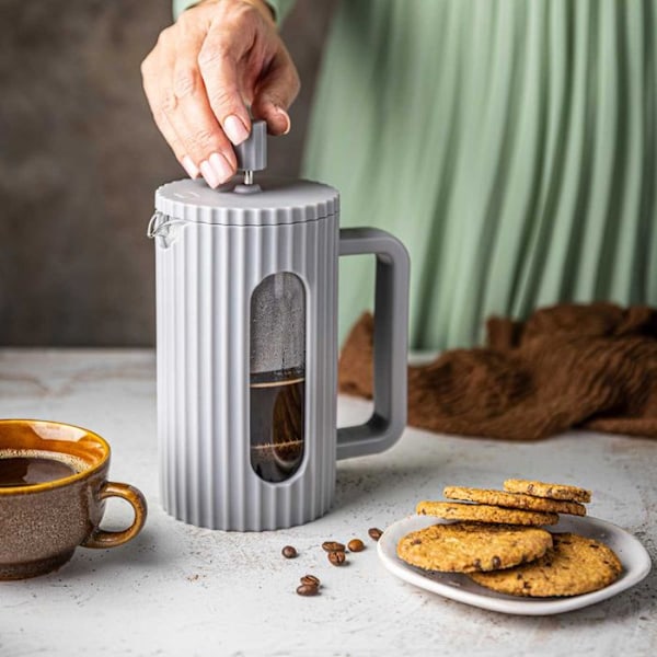 ZAPARZARE TILL KAFFE/TE 600ml KLAUSBERG KB-7747 GRÅ