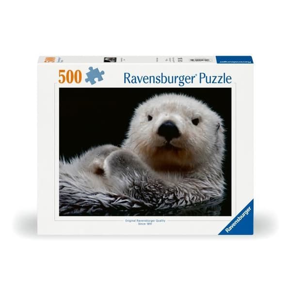 Pussel - RAVENSBURGER - Söt liten utter - 500 bitar - Temat Djur - 500-750 bitar