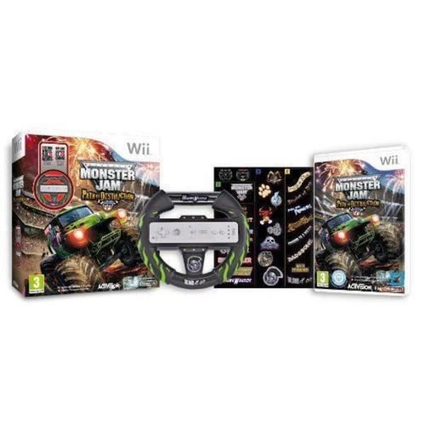 MONSTER JAM: PATH OF DESTRUCTION + RATT / Wii