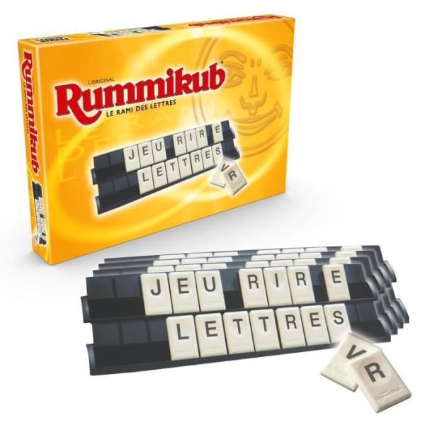 RUMMIKUB - Bokstäver - Brädspel av reflektion - Pedagogiskt spel