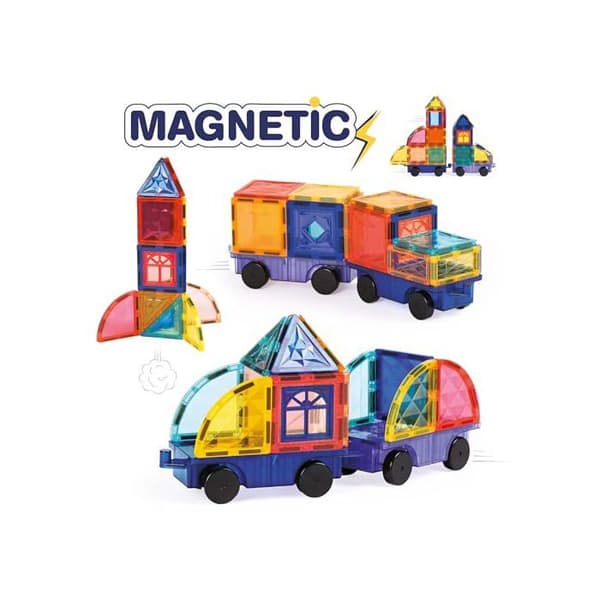 Magnetiska fordon - Byggset Apelsin