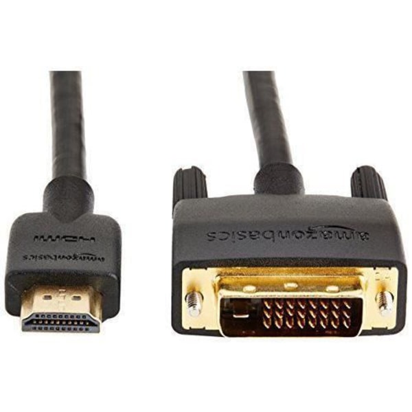 Grunderna Nyaste standard HDMI till DVI Xm adapterkabel - HL-007347