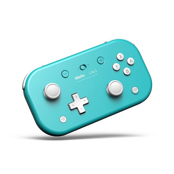 Spel, tillbehör och konsoler Retrogaming-8BitDo Lite 2 Turquoise Bluetooth Controller för Nintendo Switch, Raspberry, Android och Wind