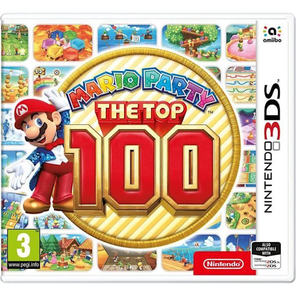 Nintendo Mario Party Topp 100 för 3DS [UK Import] - 219614