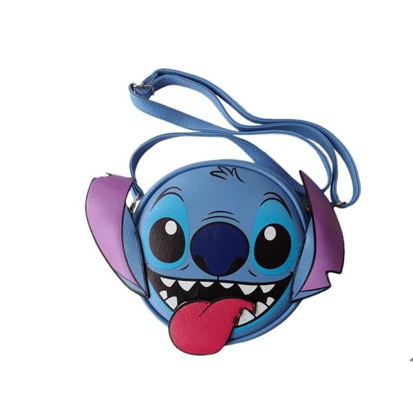 Disney 3D Stitch Rund Väska Blå