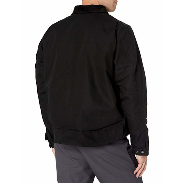 Carhartt - 103828-BLK-2XL - Detroit Män Relaxed Fit Heavy Canvas Jacka med Quiltat foder Svart XXL