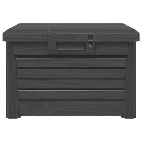 vidaXL Utomhus kuddbox antracit polypropen, kuddbehållare, trädgårdskuddbox, box, box 366600