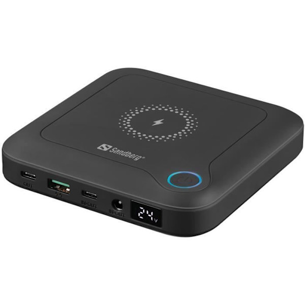 SANDBERG 420-57 POWER BANK 24000 MAH CHARGING SA Svart