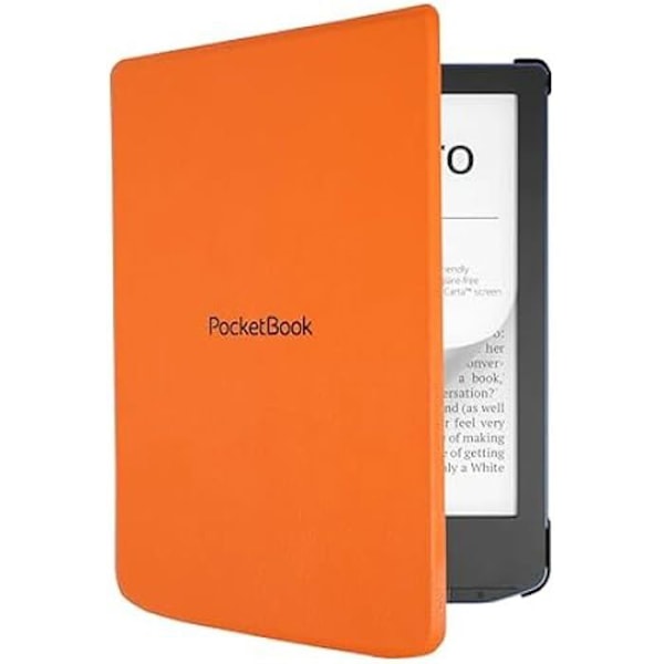 Pocketbook Skyddsfodral av slitstarkt material med sömnfunktion för Verse och Verse Pro, Orange