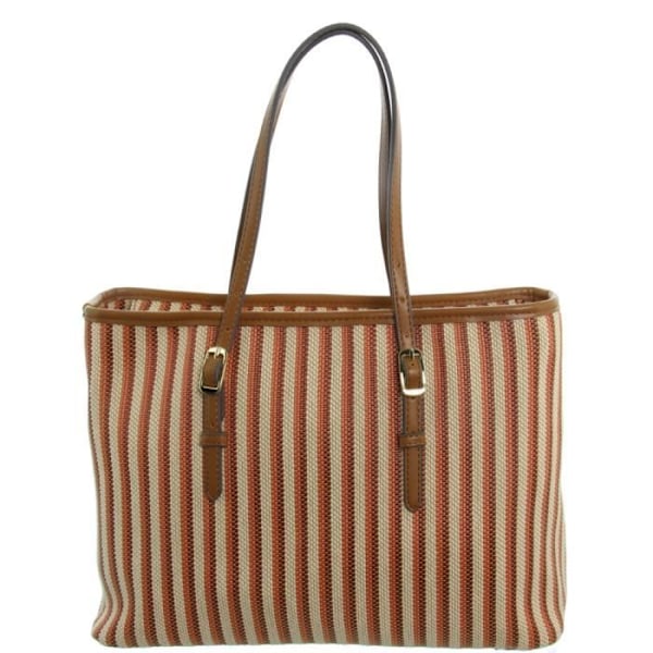 MAC DOUGLAS Everton Paloma axelväska - Beige RP20 - Läder - 35x26x15cm - Snäppstängning