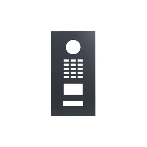 Intercom - Doorbird videodörrtelefon - FACE-D2101V RAL 7016 - Fasad för D2101V IP Videodörrstation RAL 7016