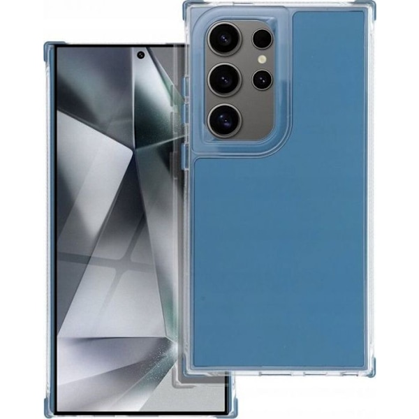 Hus - etui - skal - front - transportväska Forcell Skal MATRIX för XIAOMI Redmi 13C / POCO C65 blå