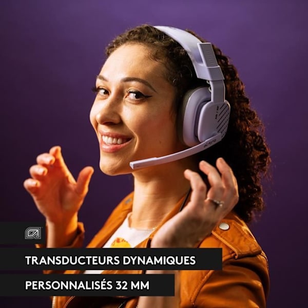 ASTRO A10 Wired Gaming Headset - 2:a generationen med mikrofon - Lila