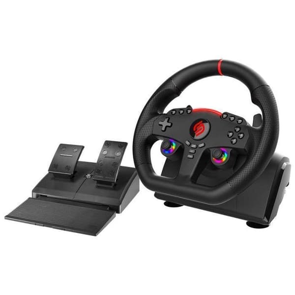 Volant gaming - SUBSONIC - Dubbel joystick LED - PS4 PC Switch Switch 2 Xbox One Xbox Series Programmerbara RGB-lysdioder