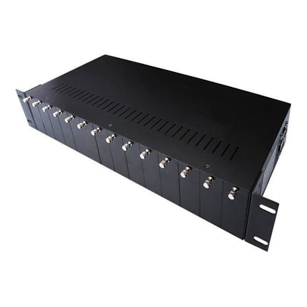 Modulär expansionsenhet - DIGITUS - DN-82000 - 2U - Rackmonterbar - Redundanta strömförsörjningar
