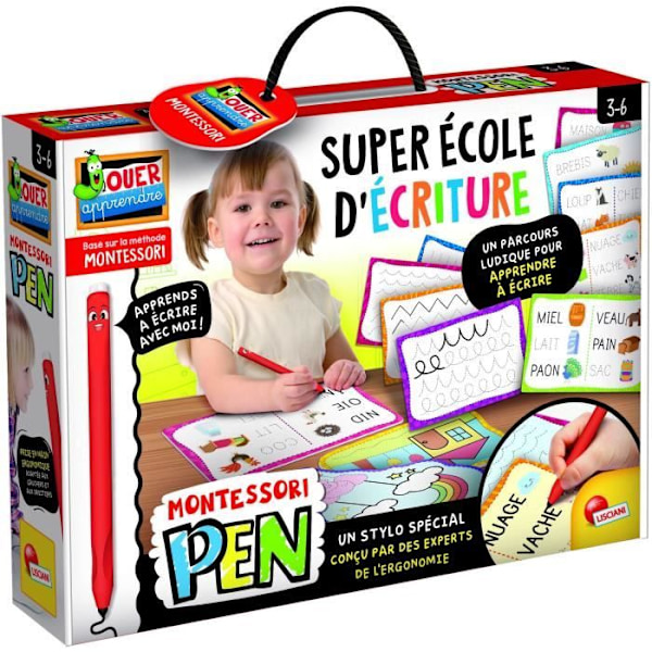 Ergonomisk penna - Montessori Pen Super Writing School - LISCIANI