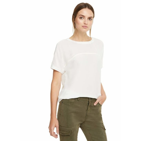 Blus - blus - skjorta Comma ci - 603.10.008.10.100.2045692 - Comma Damblus Vit 38