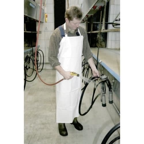Mjölknings- och kalvningsförkläde - KERBL - A11295 - Längd 120 cm - Bredd 80 cm - Vit vit
