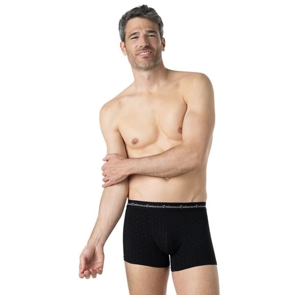 3-pack herrboxers Business Print Eminence Plommon XXL