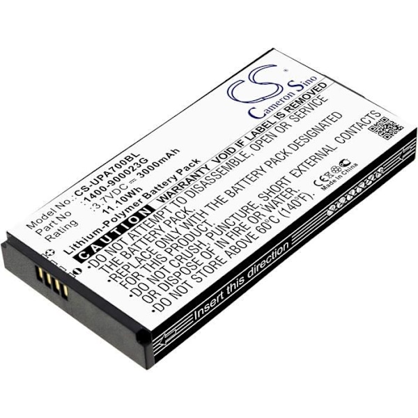 Batteri Techtek 3000mAh Svart Li-Polymer