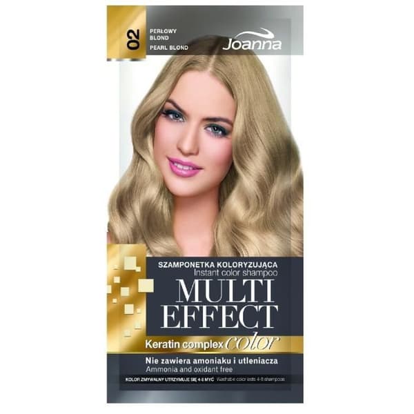 Multi Effect färgtonande schampo 02 Perleblond 35g