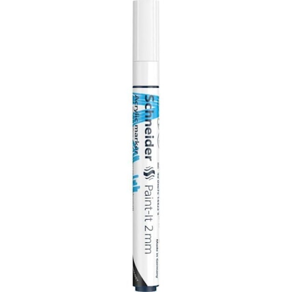 Acrylmarker - Paint-It - 310 - 2 mm - Vit - Beständig - Opaque Vit