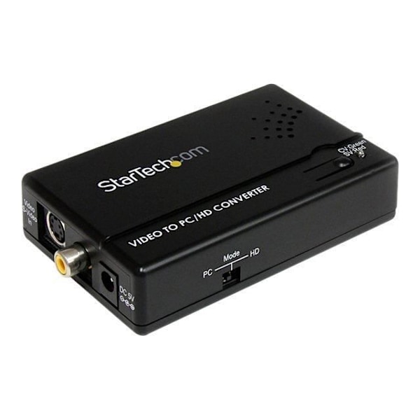 STARTECH Composite och S-Video till VGA Scan Converter
