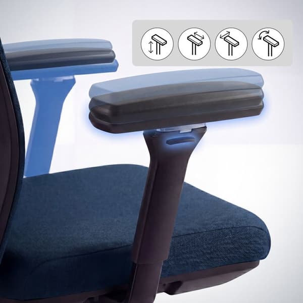 JAN NOWAK Ergonomisk kontorsstol mörkblå VECTOR mörkblå
