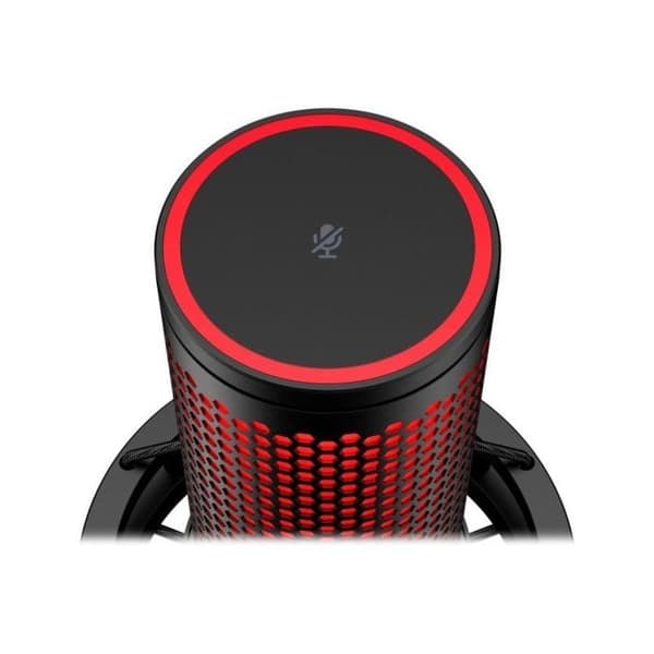 HyperX Quadcast 2 Gamingmikrofon för USB-kondensatorströmning svart Matte svart)