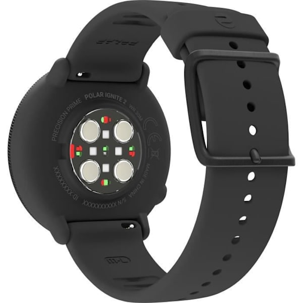 POLAR Ignite 2 Sport Smartwatch - Storlek S-L - Svart