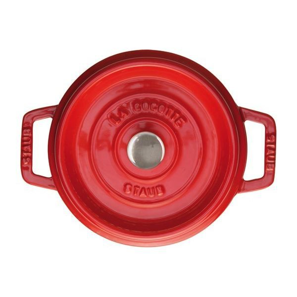 STAUB Rund cocotte vitamin körsbär diam10 Orange