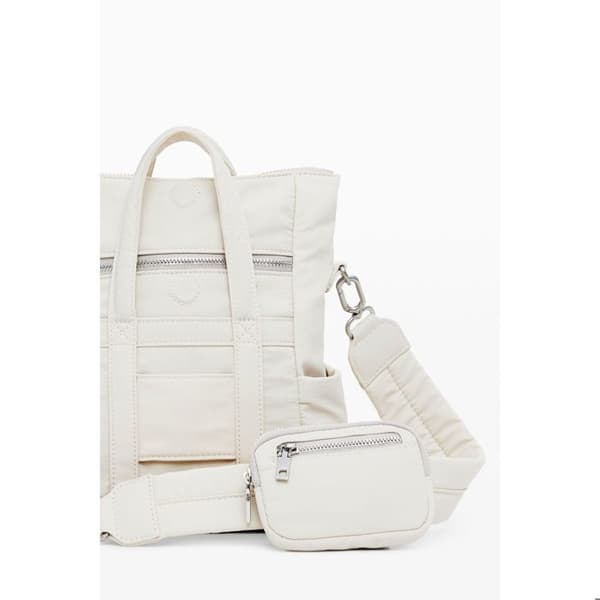 Damhandväska Desigual Basic Modilar Voyager Vit